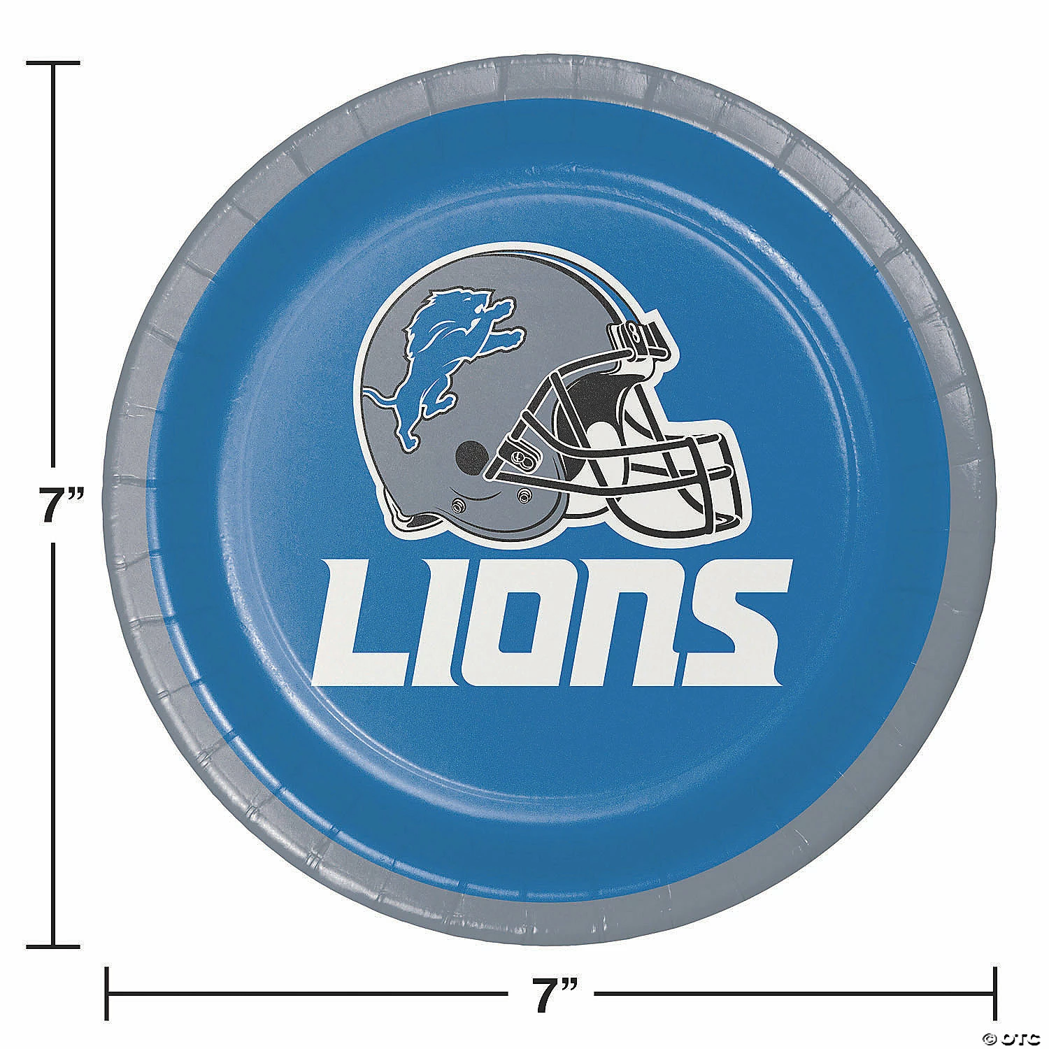 Promo ⭐ NFL Detroit Lions Paper Dessert Plates - 24 Ct. 🔥 - Image 2