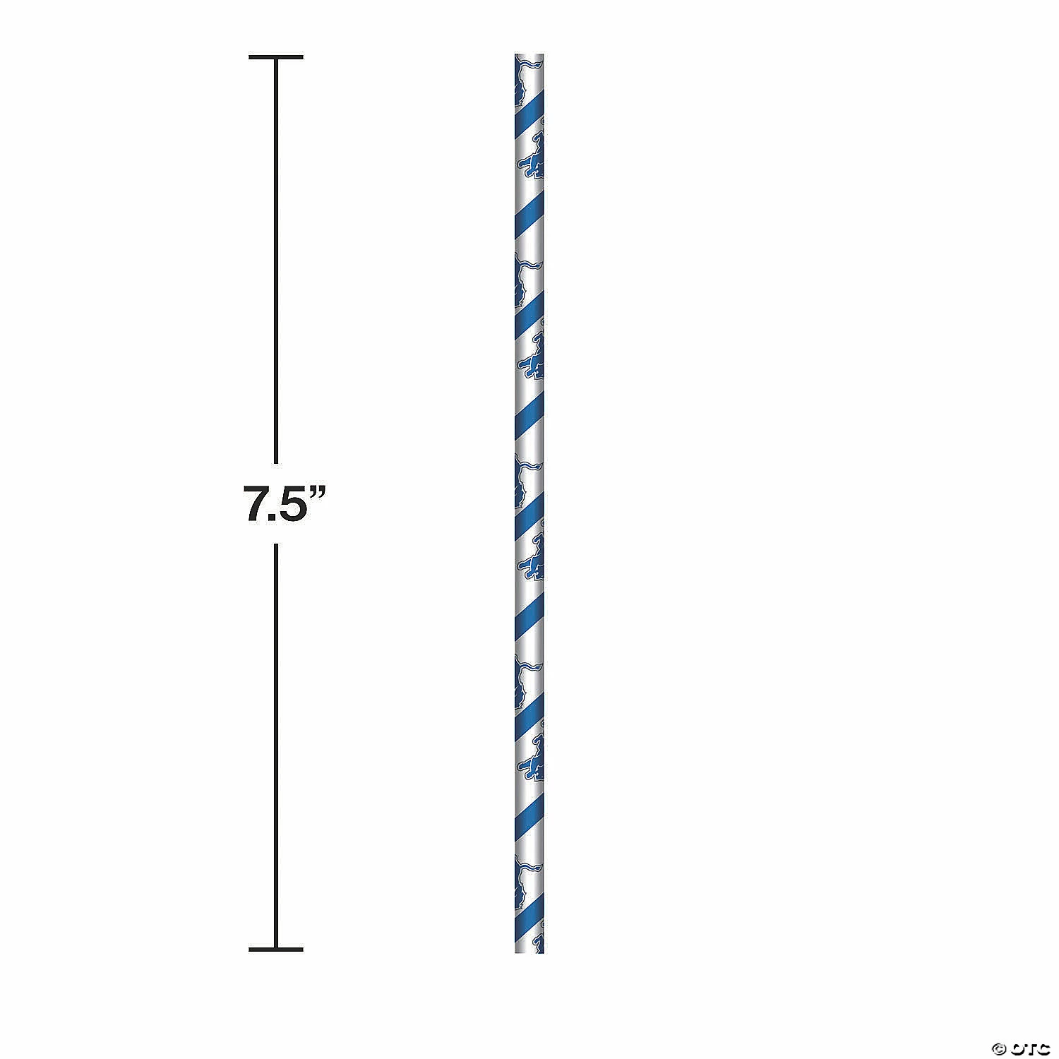 Promo ⌛ NFL Detroit Lions Paper Straws - 72 Pc. ⭐ - Image 2