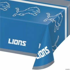 Wholesale 👍 NFL Detroit Lions Plastic Tablecloths 3 Count 💯