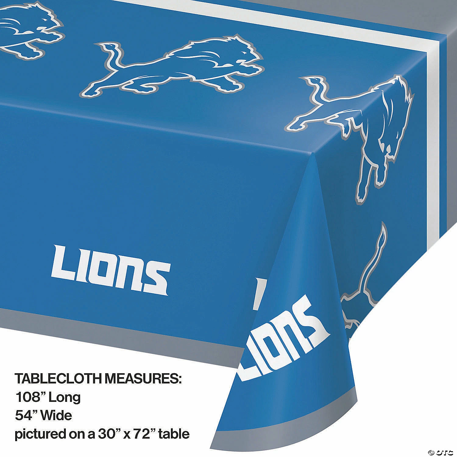 Wholesale ๐ NFL Detroit Lions Plastic Tablecloths 3 Count ๐ฏ - Image 2