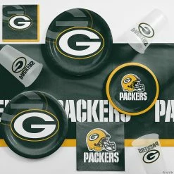 Wholesale 🧨 NFL Green Bay Packers Game Day Party Supplies Kit for 8 guests 🤩