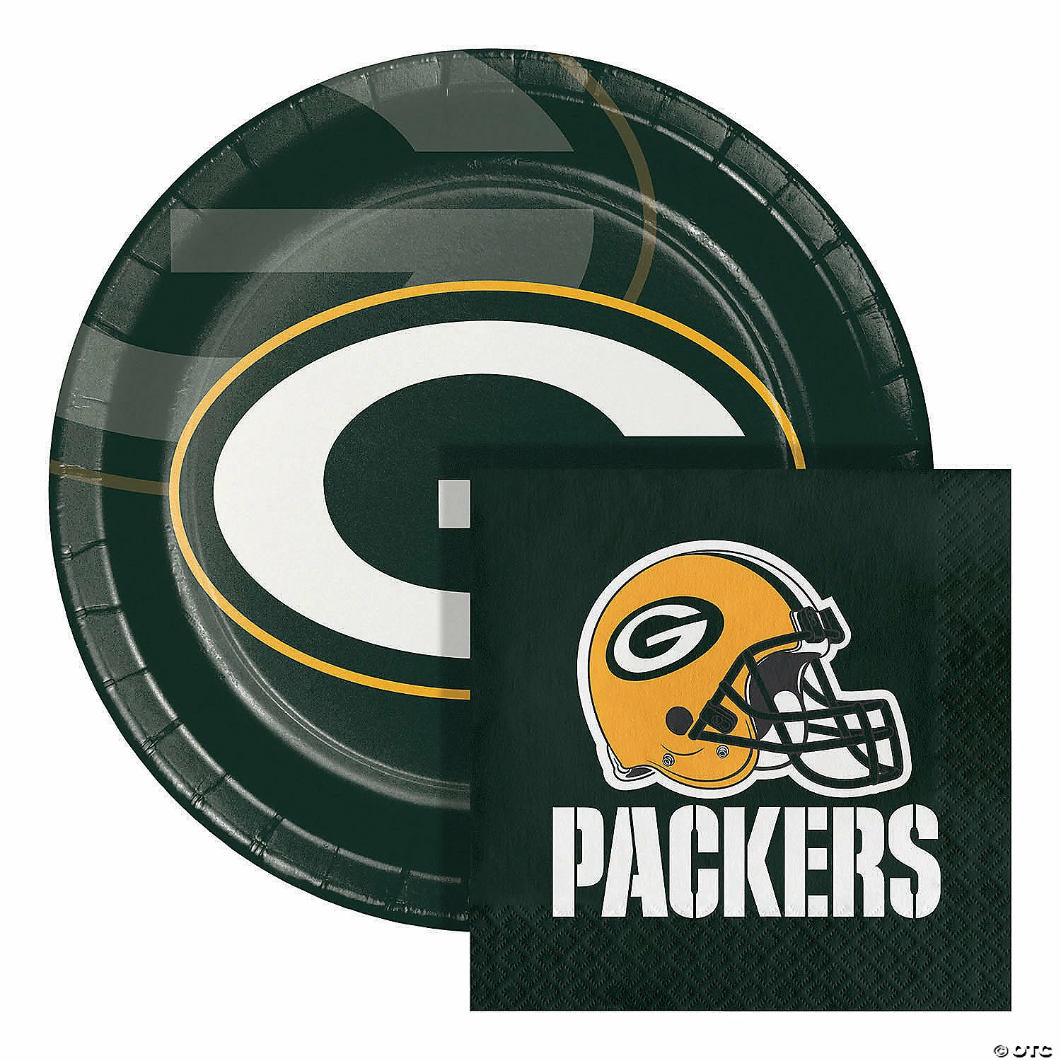 Promo 😉 NFL Green Bay Packers Paper Plate and Napkin Party Kit 🤩