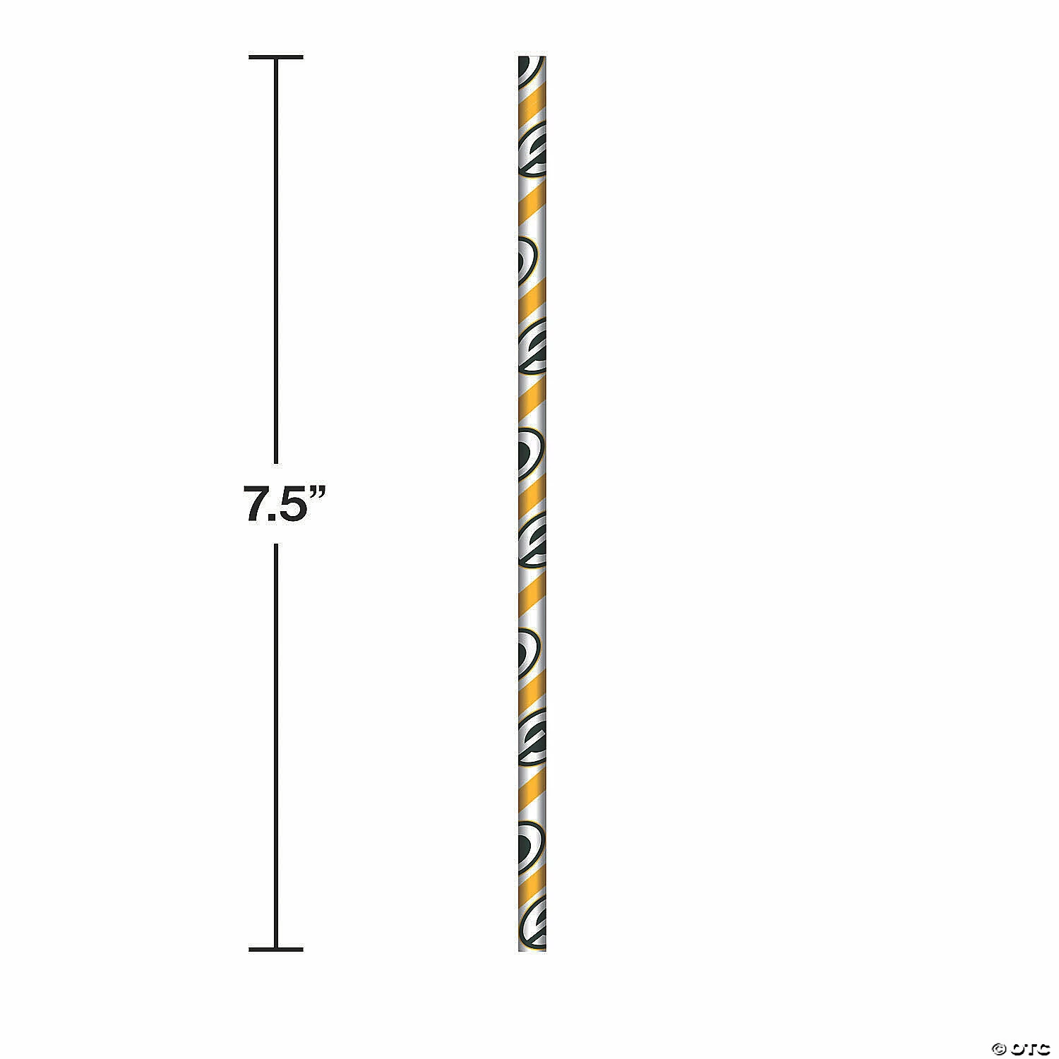 Deals โค๏ธ NFL Green Bay Packers Paper Straws - 72 Pc. ๐ - Image 2