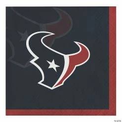 Brand new ❤️ NFL Houston Texans Beverage Napkins 48 Count 🎉