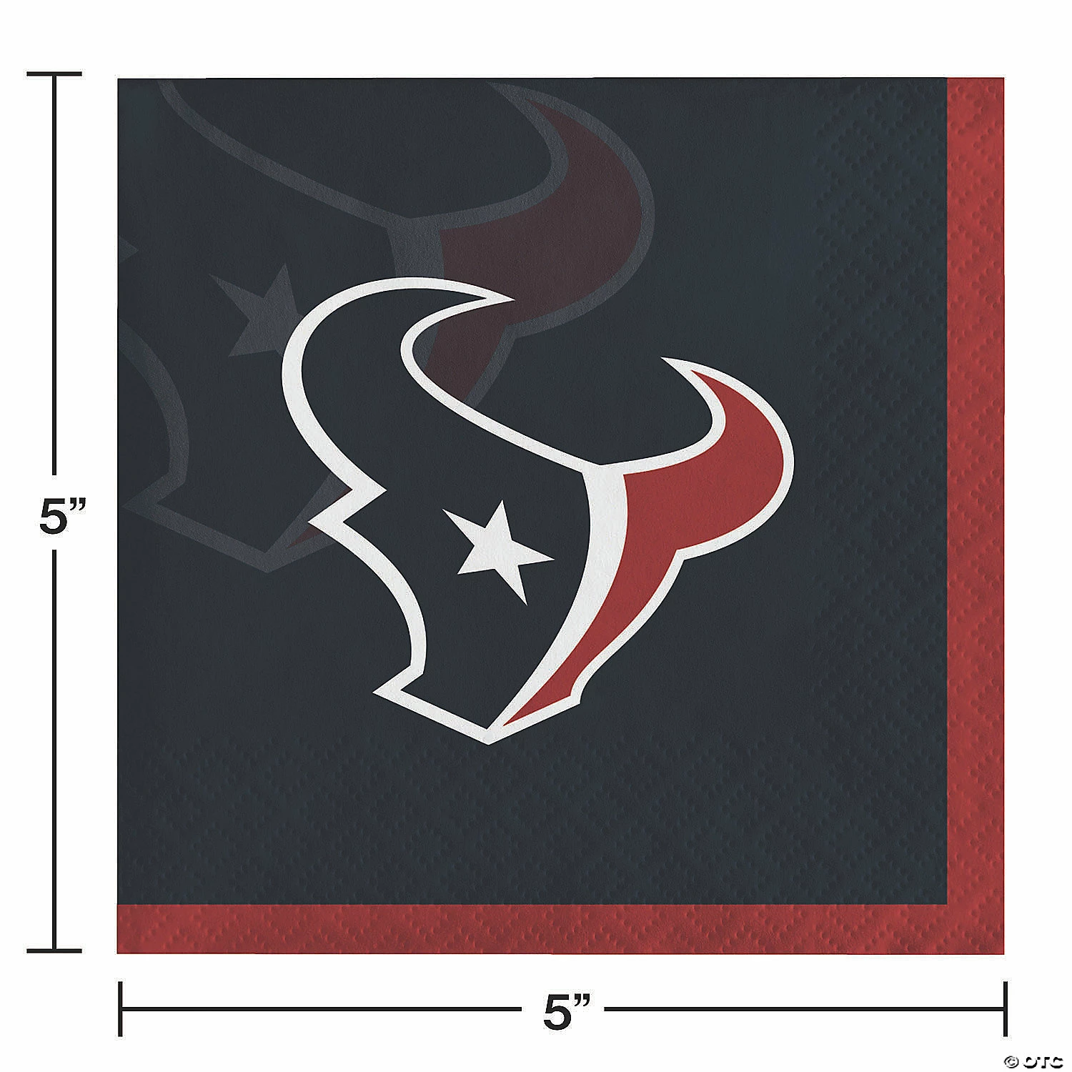 Brand new ❤️ NFL Houston Texans Beverage Napkins 48 Count 🎉 - Image 2