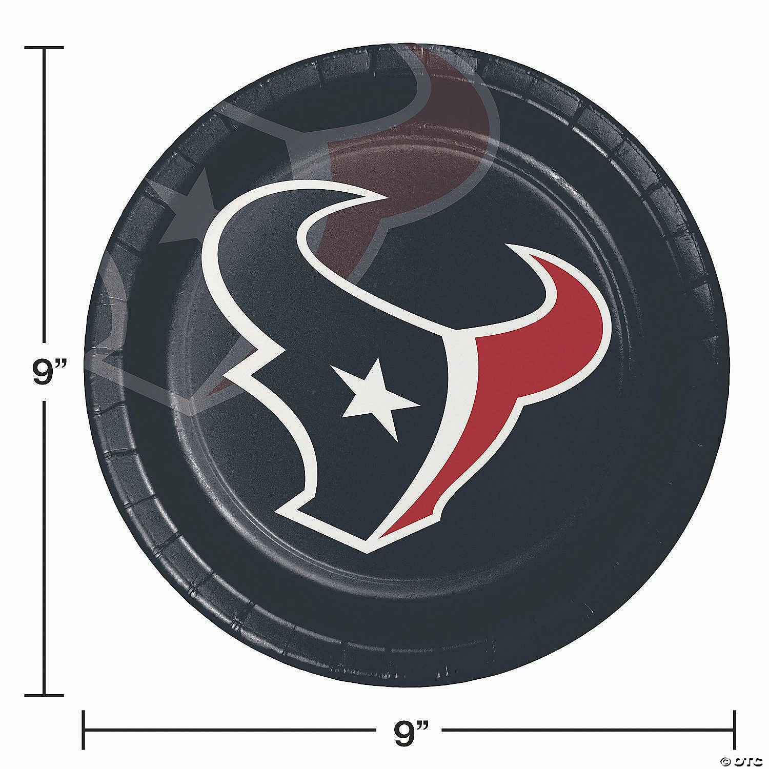 Budget โ NFL Houston Texans Paper Plates - 24 Ct. ๐ - Image 2