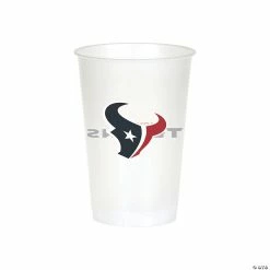 Hot Sale 🎁 NFL Houston Texans Plastic Cups - 24 Ct. 🎉