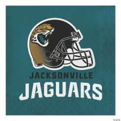 New 🔔 NFL Jacksonville Jaguars Napkins 48 Count ⭐