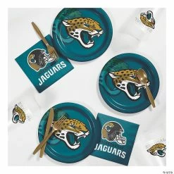 Best Sale 🎁 NFL Jacksonville Jaguars Tailgating Kit for 8 guests 🧨