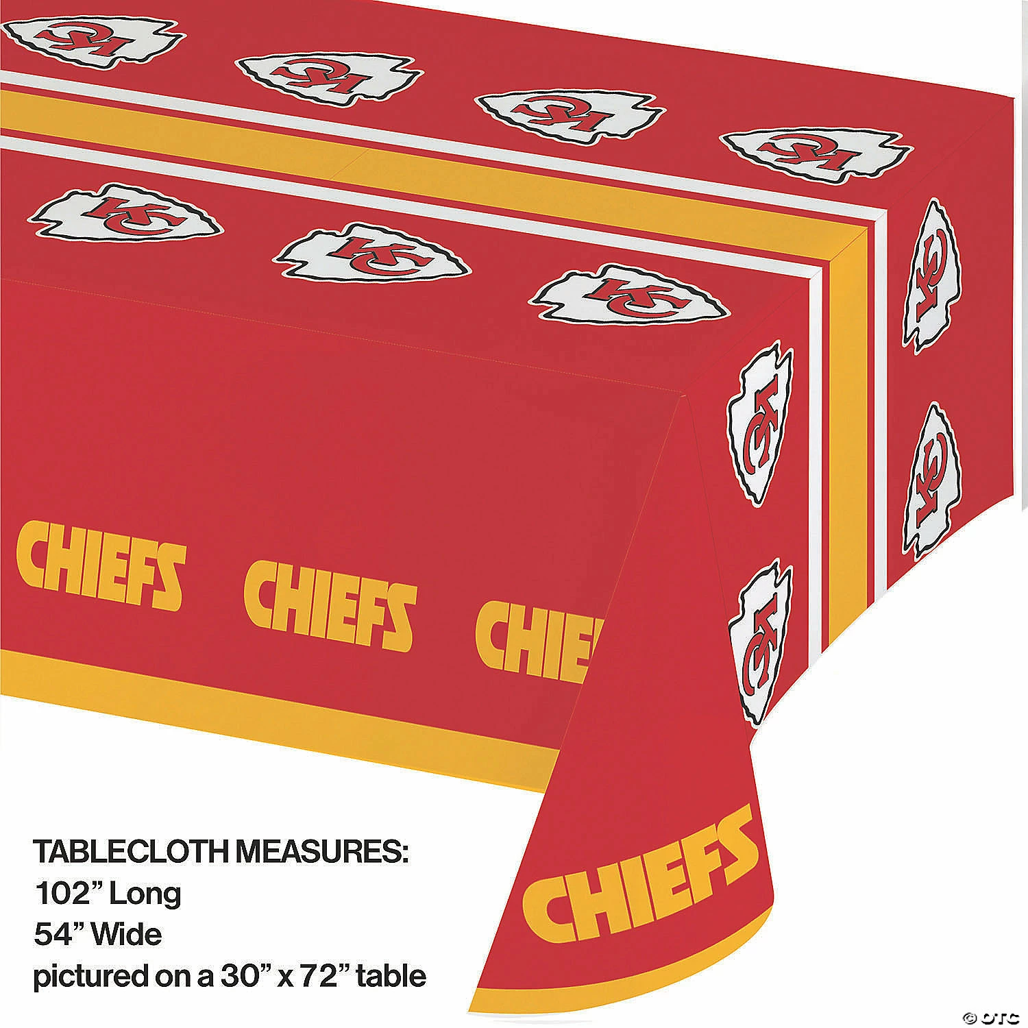 Wholesale ๐ฏ NFL Kansas City Chiefs Plastic Tablecloths 3 Count ๐ฅ - Image 2