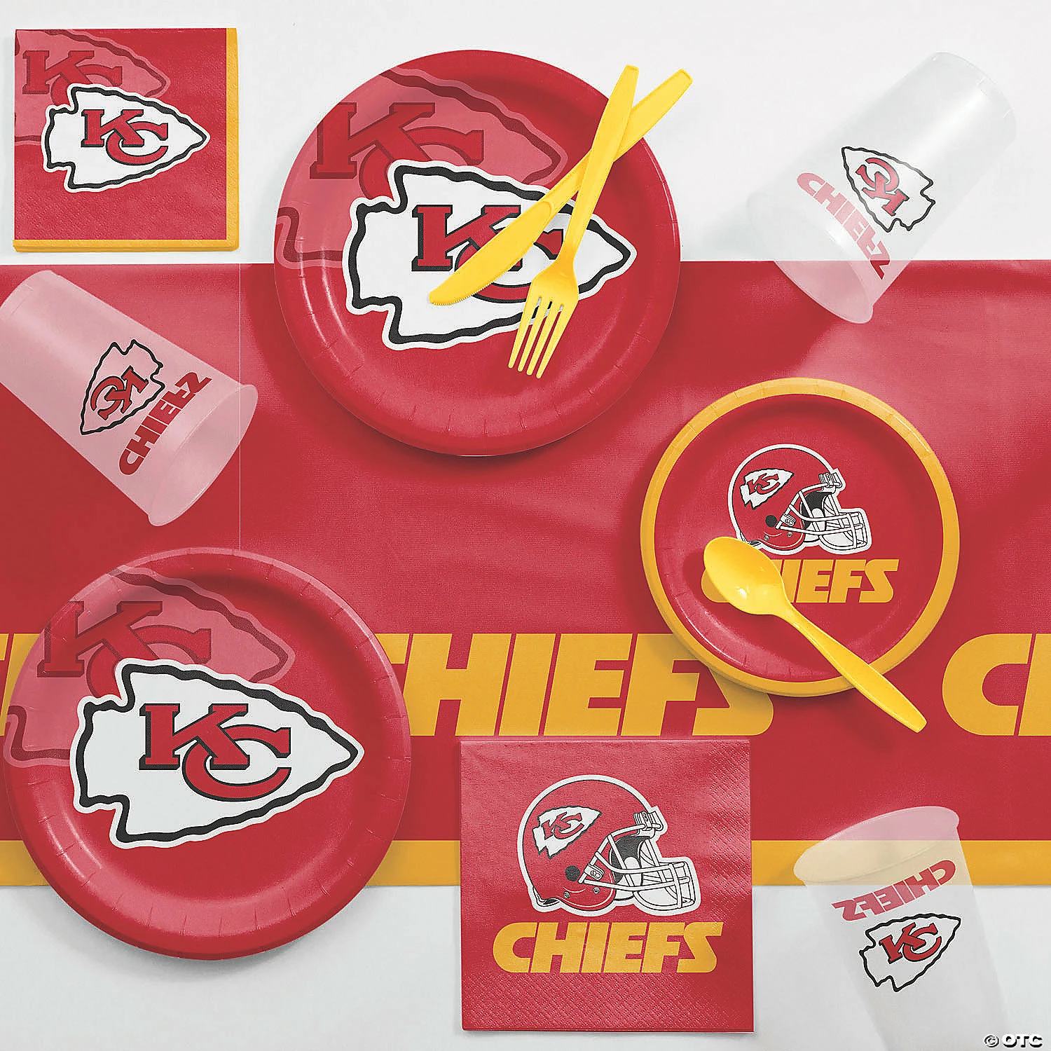 Wholesale ๐ฏ NFL Kansas City Chiefs Plastic Tablecloths 3 Count ๐ฅ - Image 3