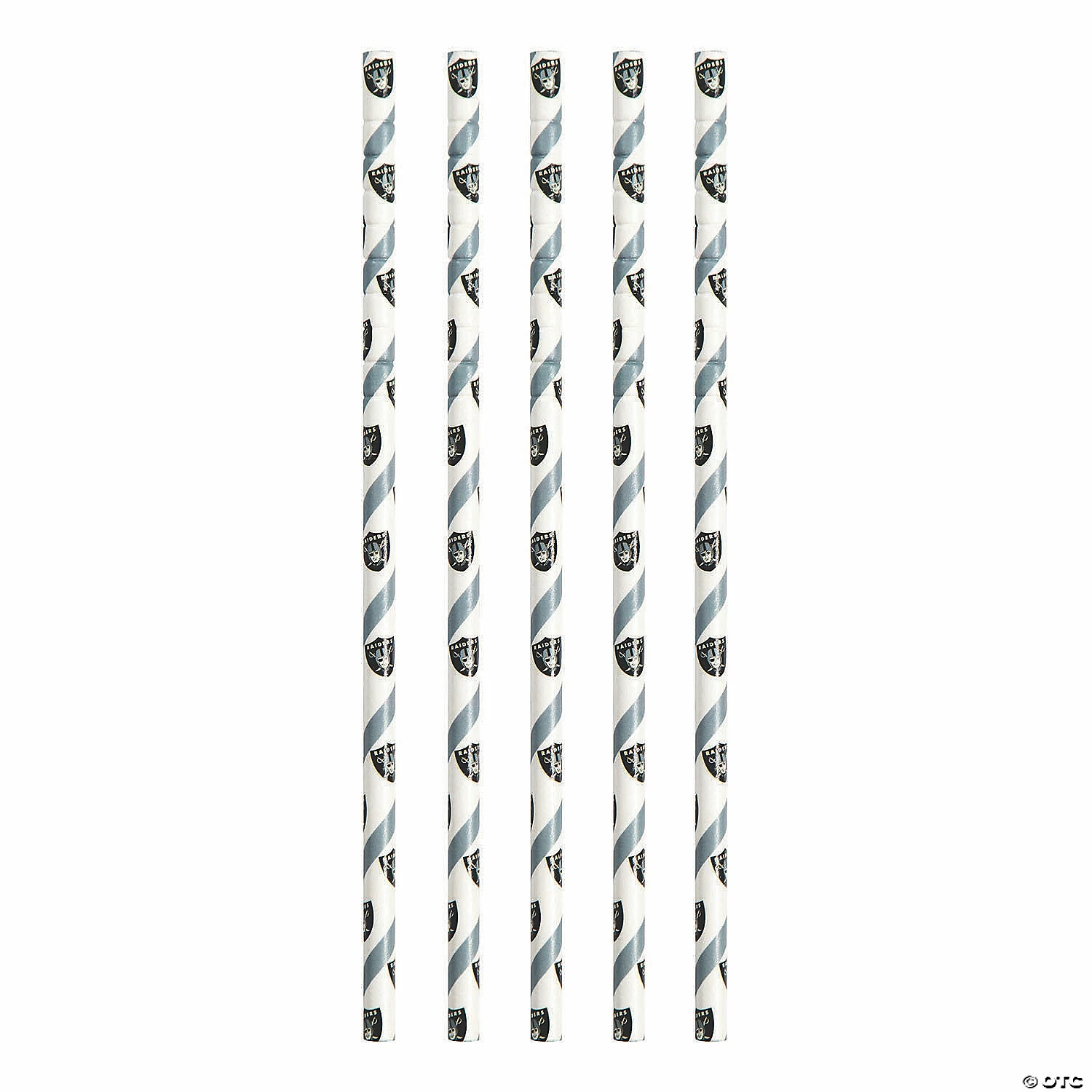 Cheap 🧨 NFL Las Vegas Raiders Paper Straws - 72 Pc. 🌟