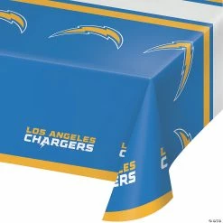 Cheap 🤩 NFL Los Angeles Chargers Plastic Tablecloths - 3 Count 💯