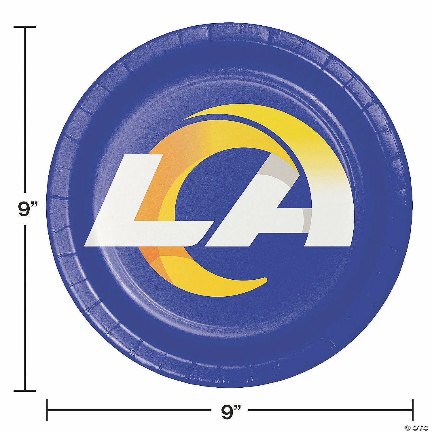 Best reviews of โ NFL Los Angeles Rams Paper Plates - 24 Ct. ๐ - Image 2