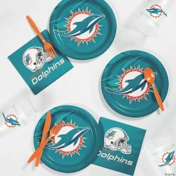 Buy 💯 NFL Miami Dolphins Tailgate Kit for 8 Guests 😉