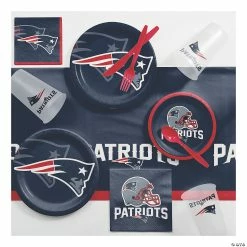 Budget 🤩 NFL New England Patriots Game Day Party Supplies Kit for 8 guests 💯