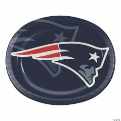 Best deal 🌟 NFL New England Patriots Paper Oval Plates - 24 Ct. 🎉