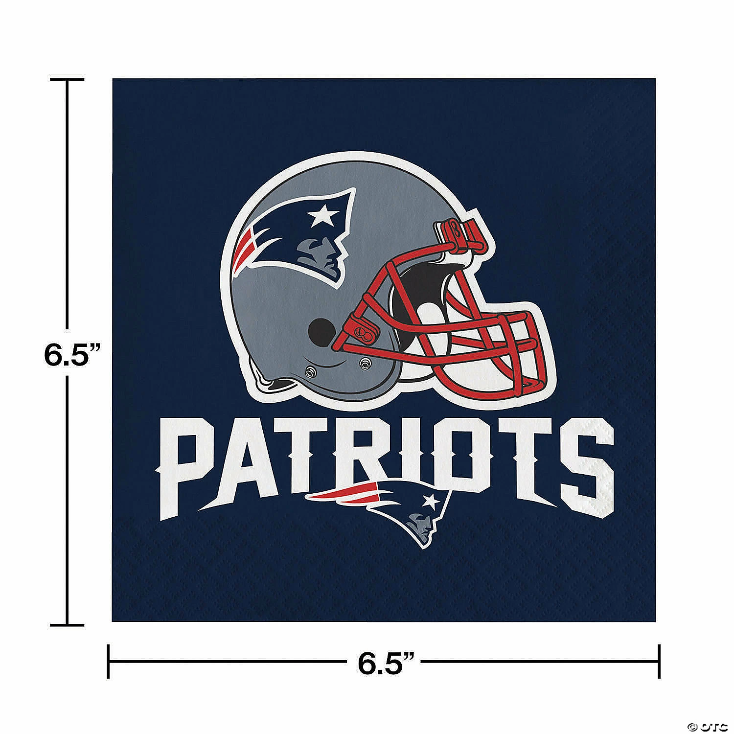 Top 10 ✔️ NFL New England Patriots Paper Plate and Napkin Party Kit 💯 - Image 5