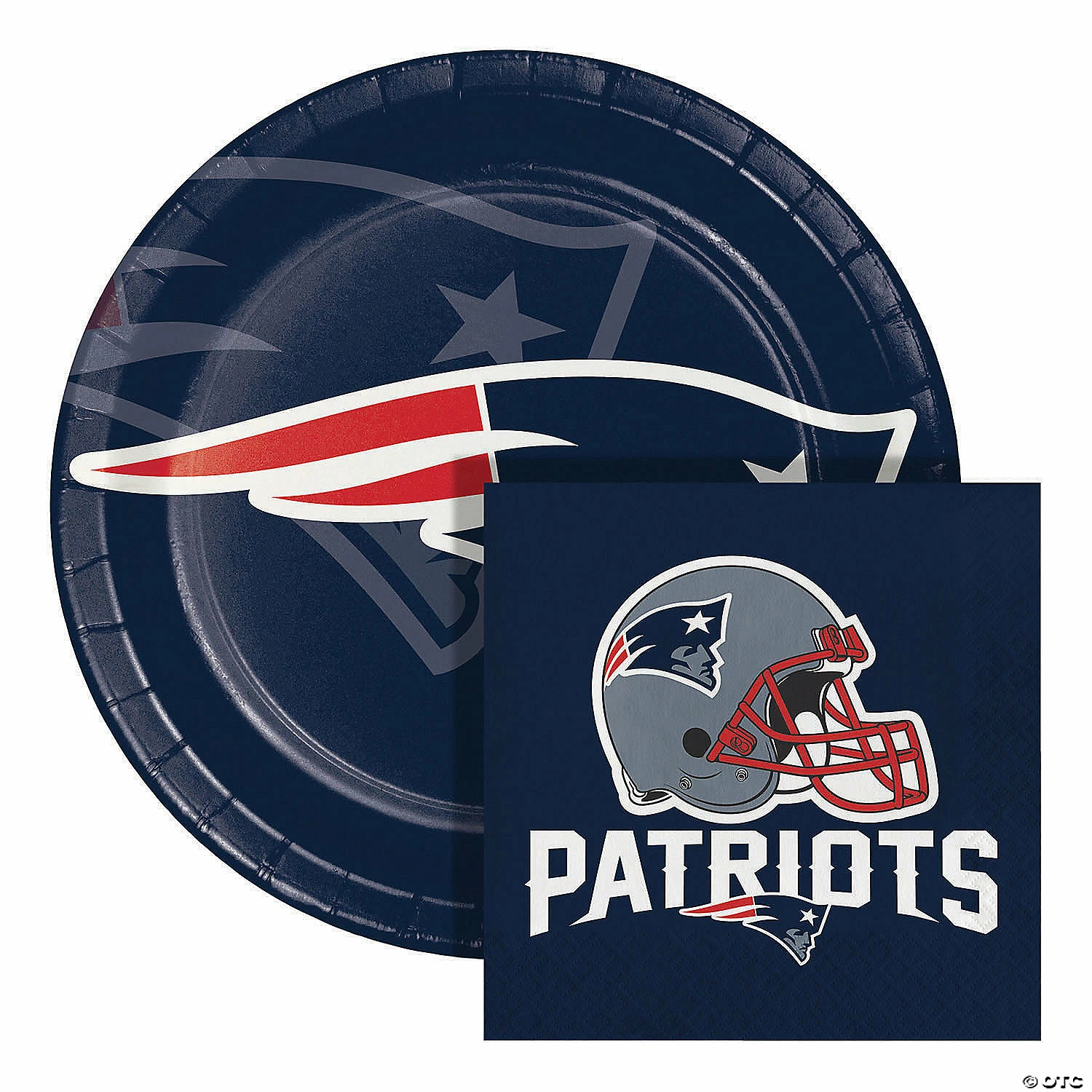 Top 10 ✔️ NFL New England Patriots Paper Plate and Napkin Party Kit 💯
