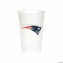 Flash Sale 💯 NFL New England Patriots Plastic Cups - 24 Ct. 🎉