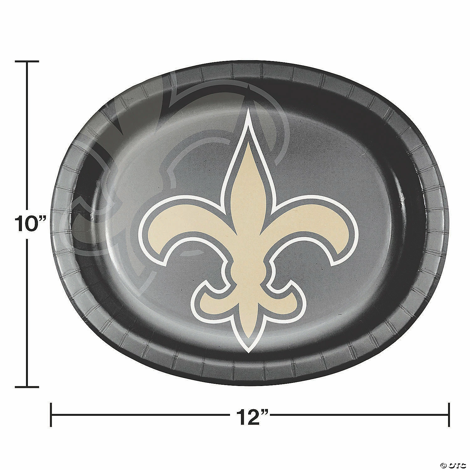 Brand new 😍 NFL New Orleans Saints Paper Oval Plates - 24 Ct. 🔥 - Image 2