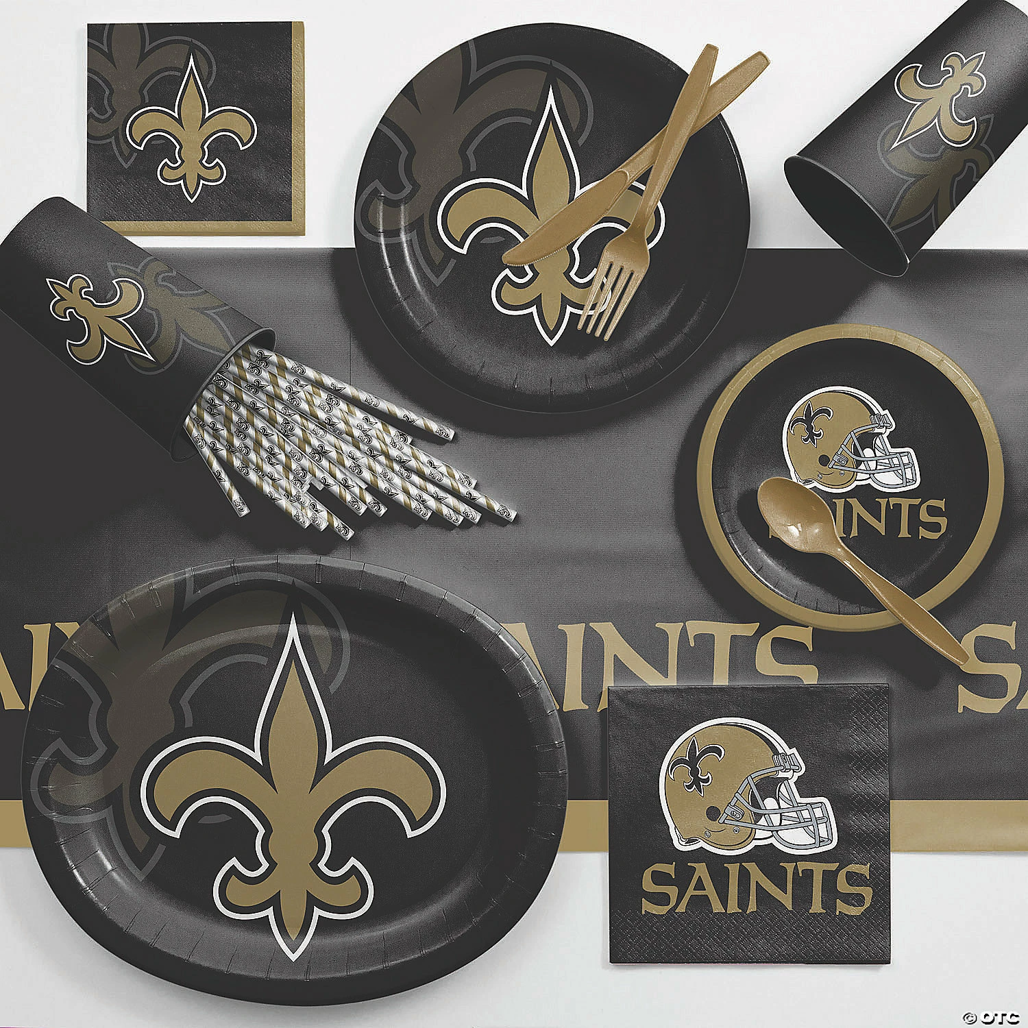 Brand new 😍 NFL New Orleans Saints Paper Oval Plates - 24 Ct. 🔥 - Image 3