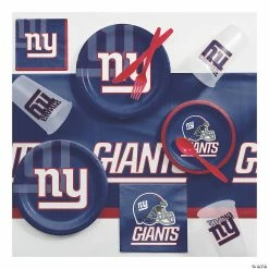 Best deal 🧨 NFL New York Giants Game Day Party Supplies Kit for 8 guests 😀