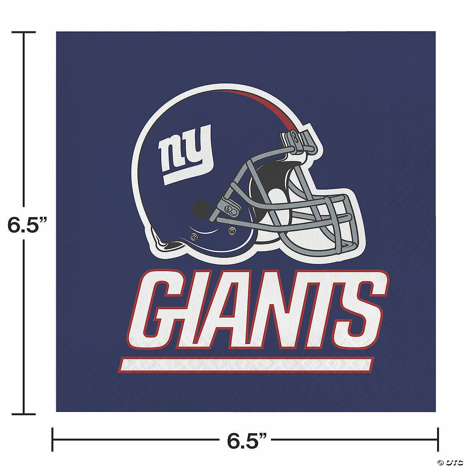 Best deal ๐งจ NFL New York Giants Game Day Party Supplies Kit for 8 guests ๐ - Image 4