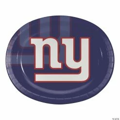 Buy ✨ NFL New York Giants Paper Oval Plates - 24 Ct. 🔔