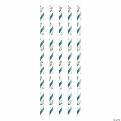 New 😀 NFL Philadelphia Eagles Paper Straws - 72 Pc. 🛒