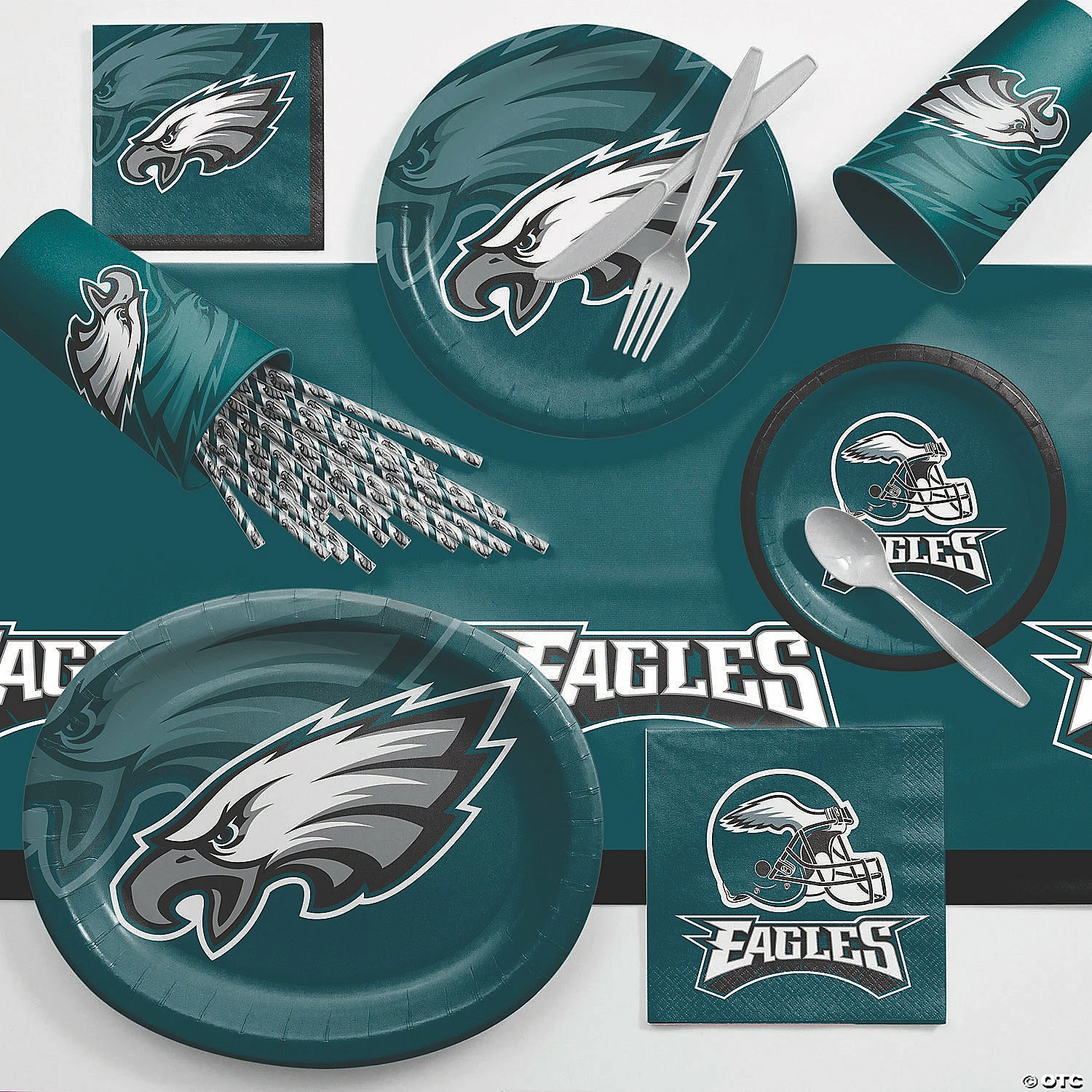 New ๐ NFL Philadelphia Eagles Paper Straws - 72 Pc. ๐ - Image 3