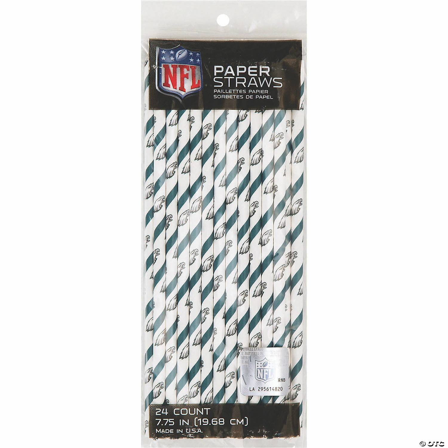 New ๐ NFL Philadelphia Eagles Paper Straws - 72 Pc. ๐ - Image 4
