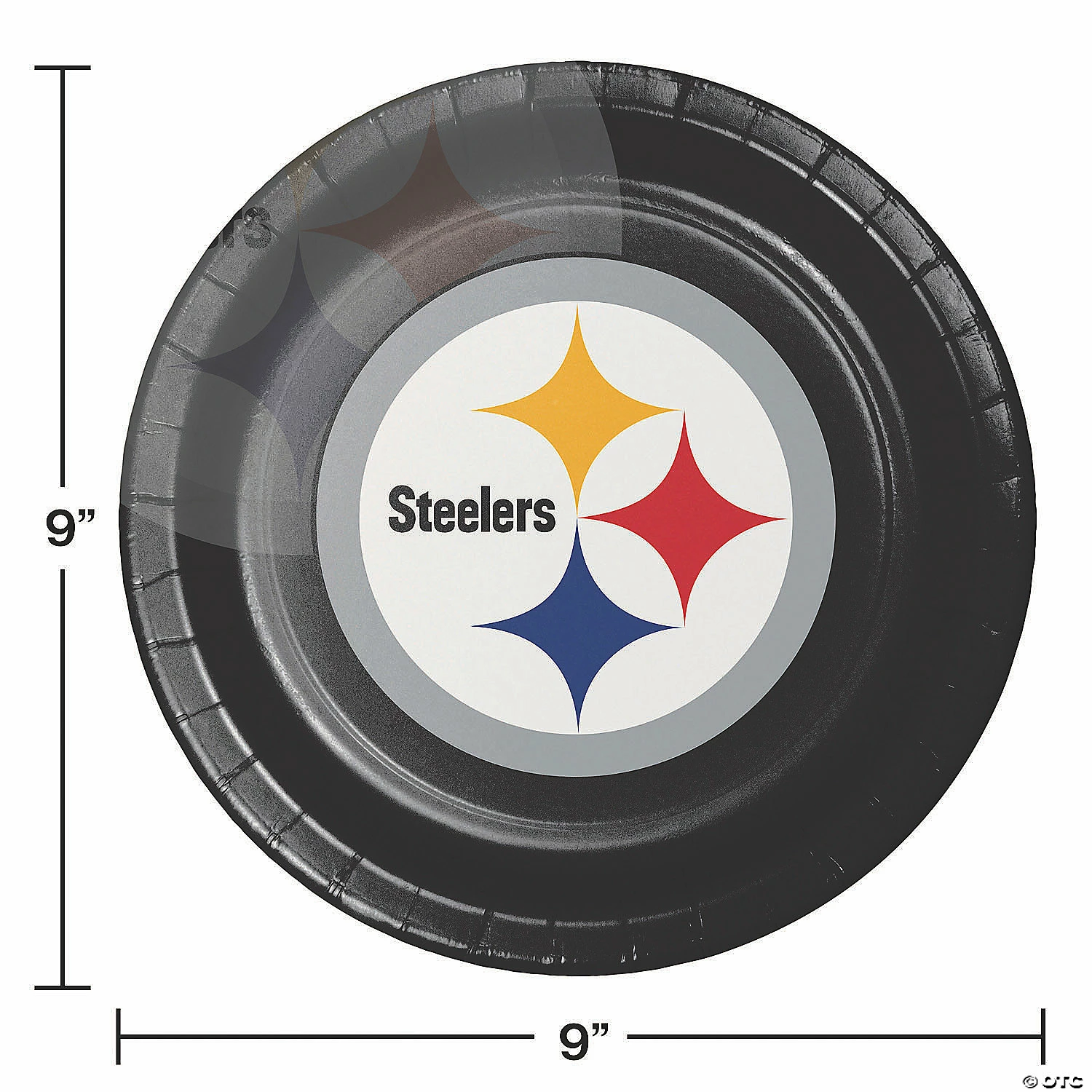 Best Pirce ❤️ NFL Pittsburgh Steelers Paper Plates - 24 Ct. 🌟 - Image 2