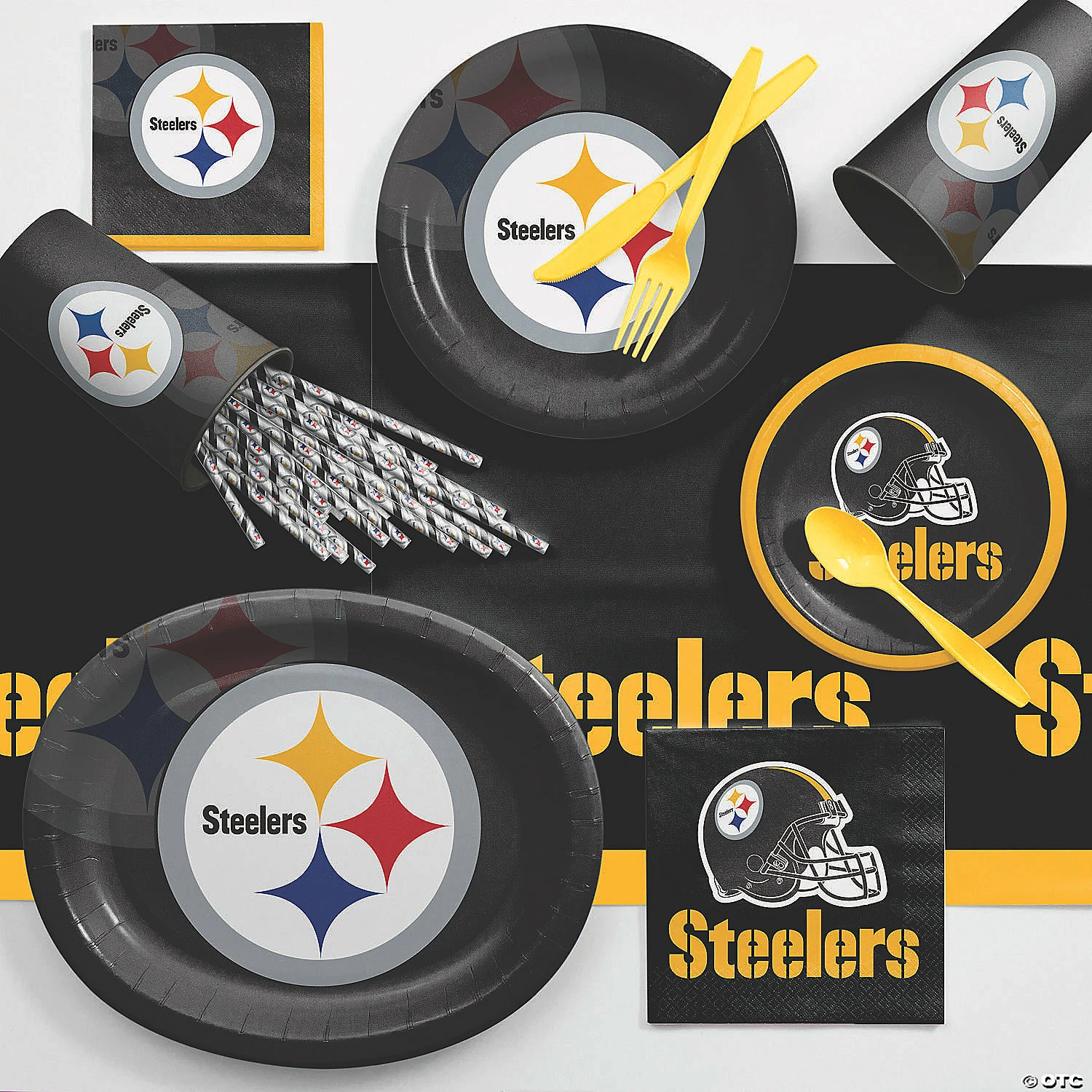 Best Pirce ❤️ NFL Pittsburgh Steelers Paper Plates - 24 Ct. 🌟 - Image 3