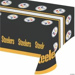Budget 😉 NFL Pittsburgh Steelers Plastic Tablecloths 3 Count ✔️