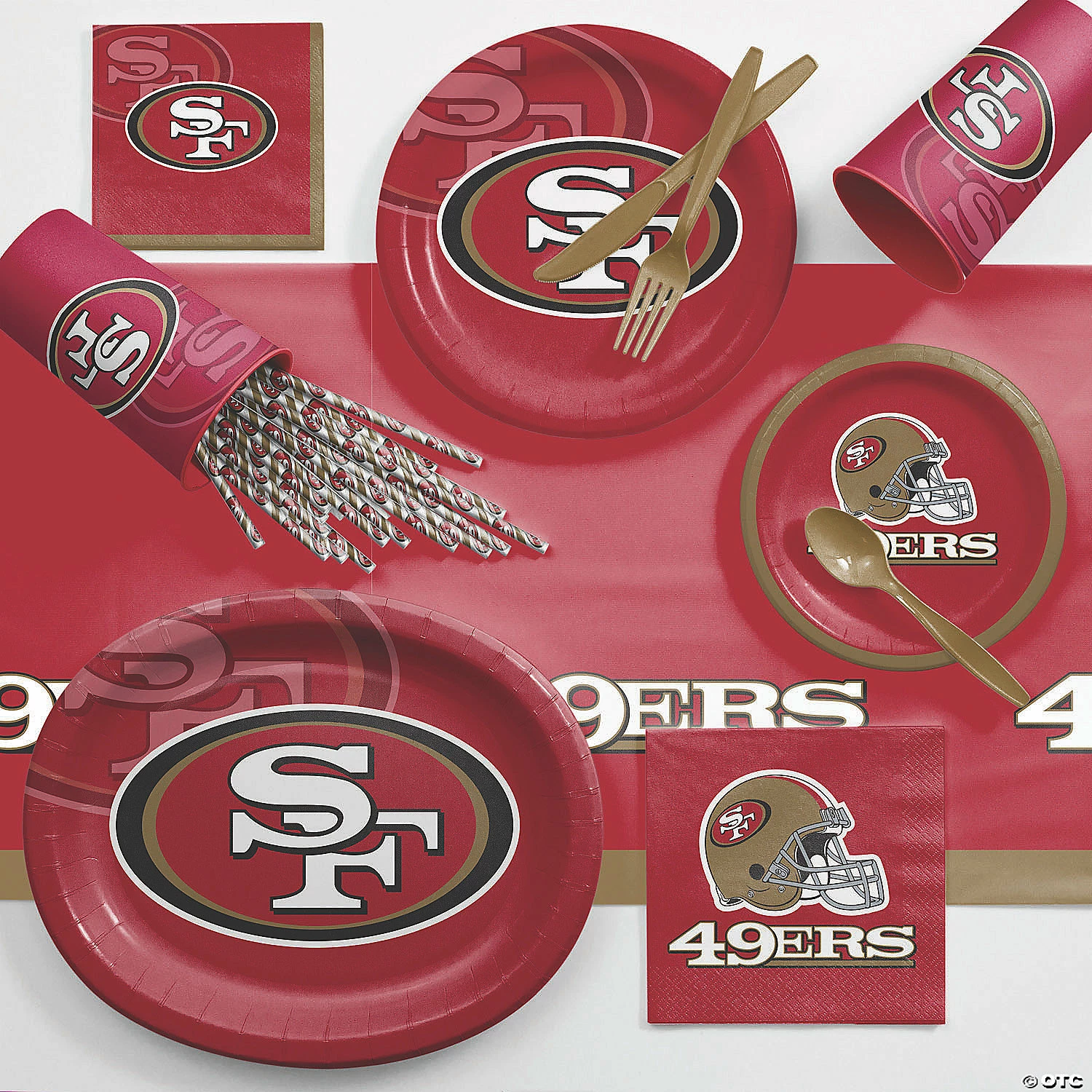 Budget 🧨 NFL San Francisco 49ers Beverage Napkins 48 Count 😍 - Image 3