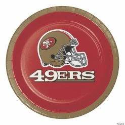 Cheap 🔥 NFL San Francisco 49ers Paper Dessert Plates - 24 Ct. 🛒
