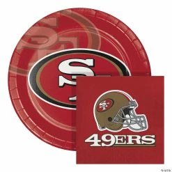 Best deal 🔔 NFL San Francisco 49ers Paper Plate and Napkin Party Kit 😍