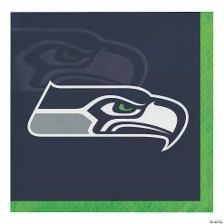 Budget 🎁 NFL Seattle Seahawks Beverage Napkins 48 Count 🥰