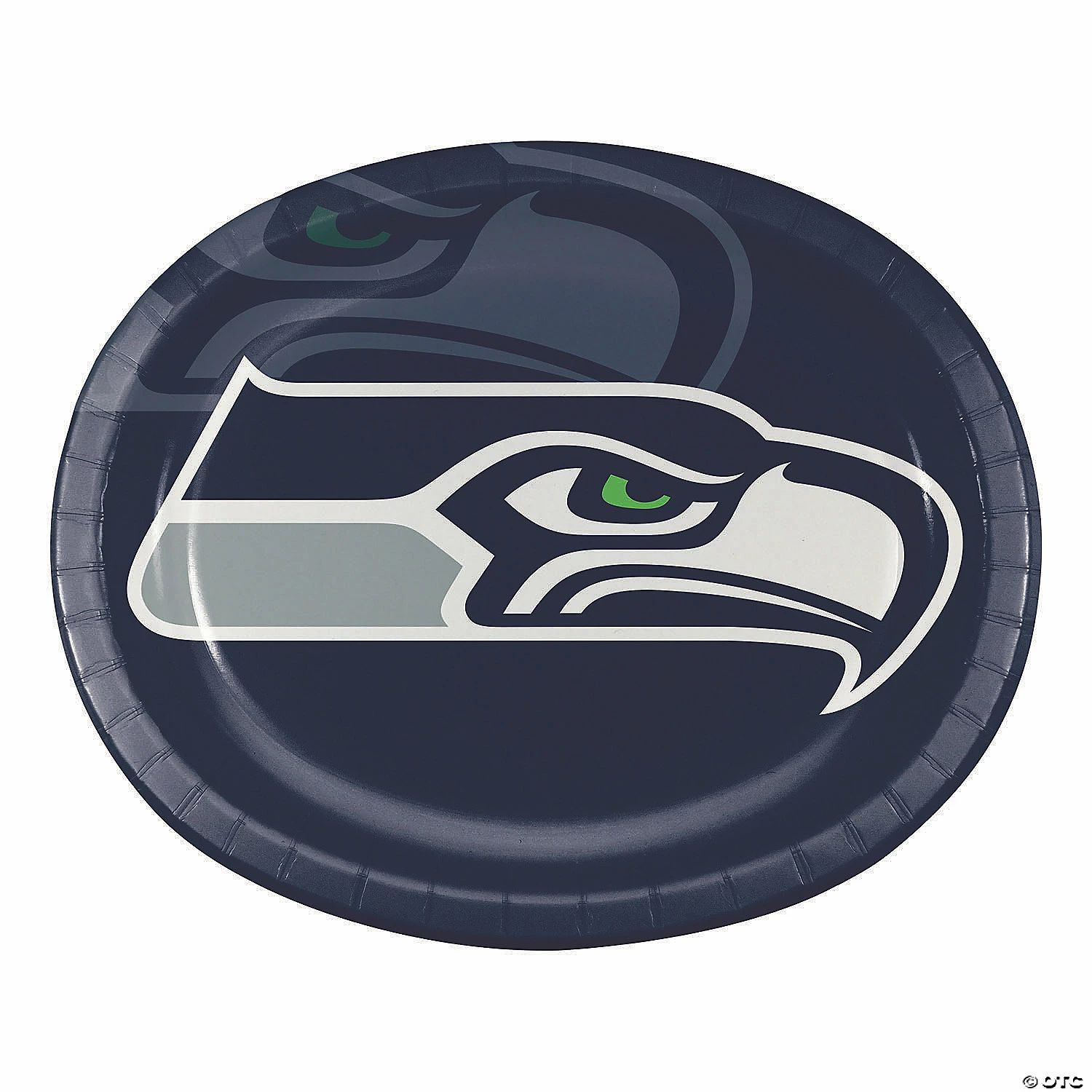 Outlet 🎉 NFL Seattle Seahawks Paper Oval Plates - 24 Ct. 🧨