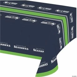 Hot Sale ⌛ NFL Seattle Seahawks Plastic Tablecloths 3 Count 🛒