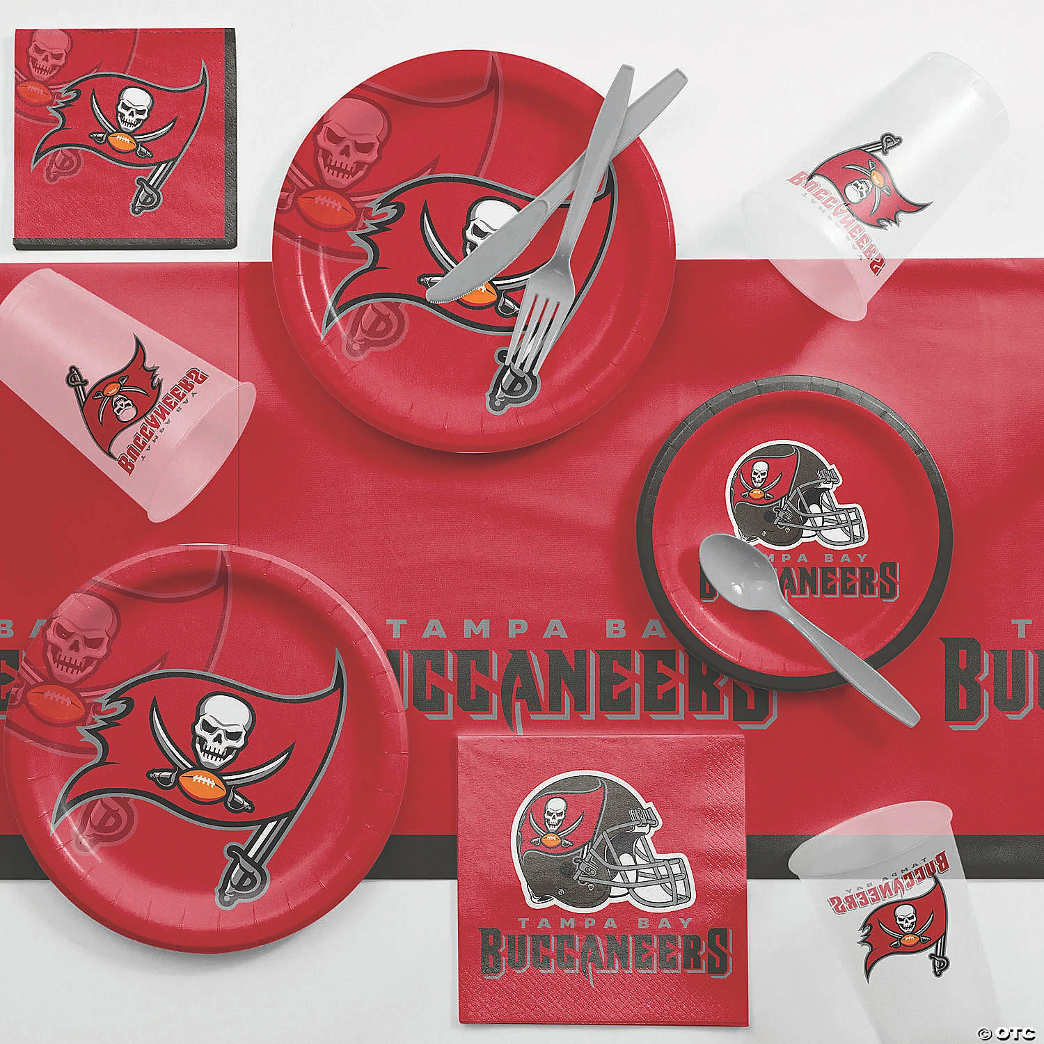Best Sale 💯 NFL Tampa Bay Buccaneers Paper Dessert Plates - 24 Ct. 🔔 - Image 3
