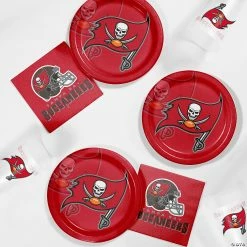 Best Sale 🎁 NFL Tampa Bay Buccaneers Tailgating Kit for 8 guests 😉