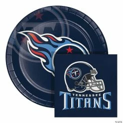 Flash Sale ❤️ NFL Tennessee Titans Paper Plate and Napkin Party Kit ⭐