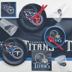 New 💯 NFL Tennessee Titans Party Supplies Kit for 8 Guests ✔️