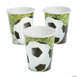 Top 10 😉 Sports Fanatic Soccer Ball Paper Cups - 8 Pc. 🥰