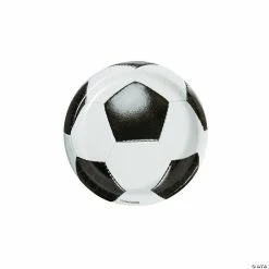Outlet 👍 Sports Fanatic Soccer Ball Paper Dessert Plates - 8 Ct. 🔥
