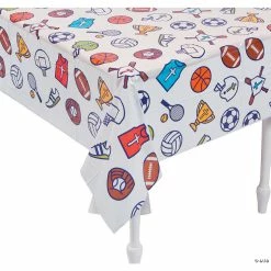 Coupon 🌟 Sports VBS Plastic Tablecloth ⭐