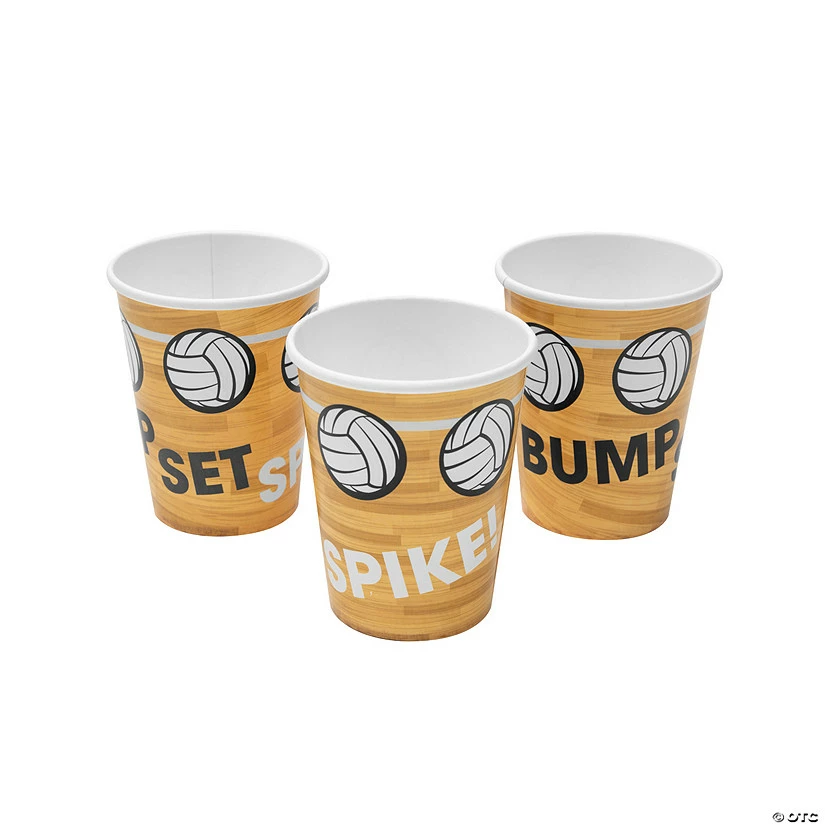 Best Sale ๐ฏ Volleyball Party Paper Cups - 8 Pc. ๐